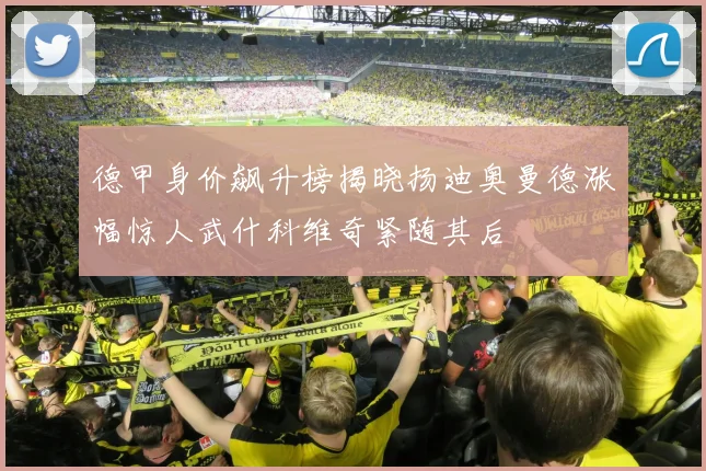 德甲身价飙升榜揭晓扬迪奥曼德涨幅惊人武什科维奇紧随其后